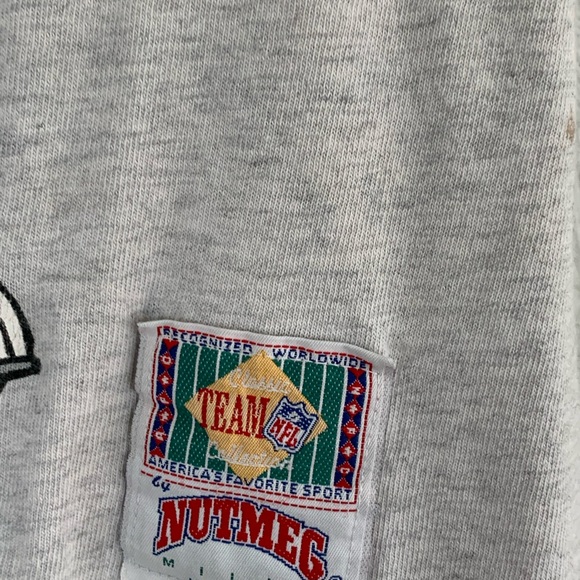 VINTAGE 1994 NUTMEG MILLS NEW YORK GIANTS SHIRT SIZE EXTRA SMALL FRONT AND BACK - Picture 3 of 8